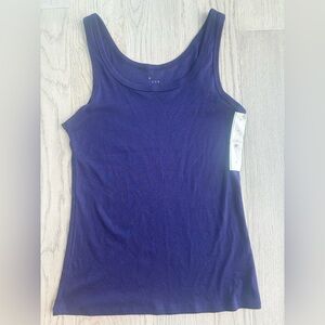 A New Day Dark Purple Sleeveless Tank Top Medium New NWT